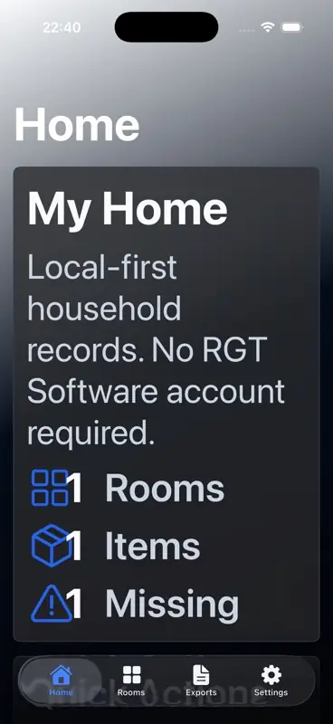 ClaimBook Home Home dashboard at large accessibility text size